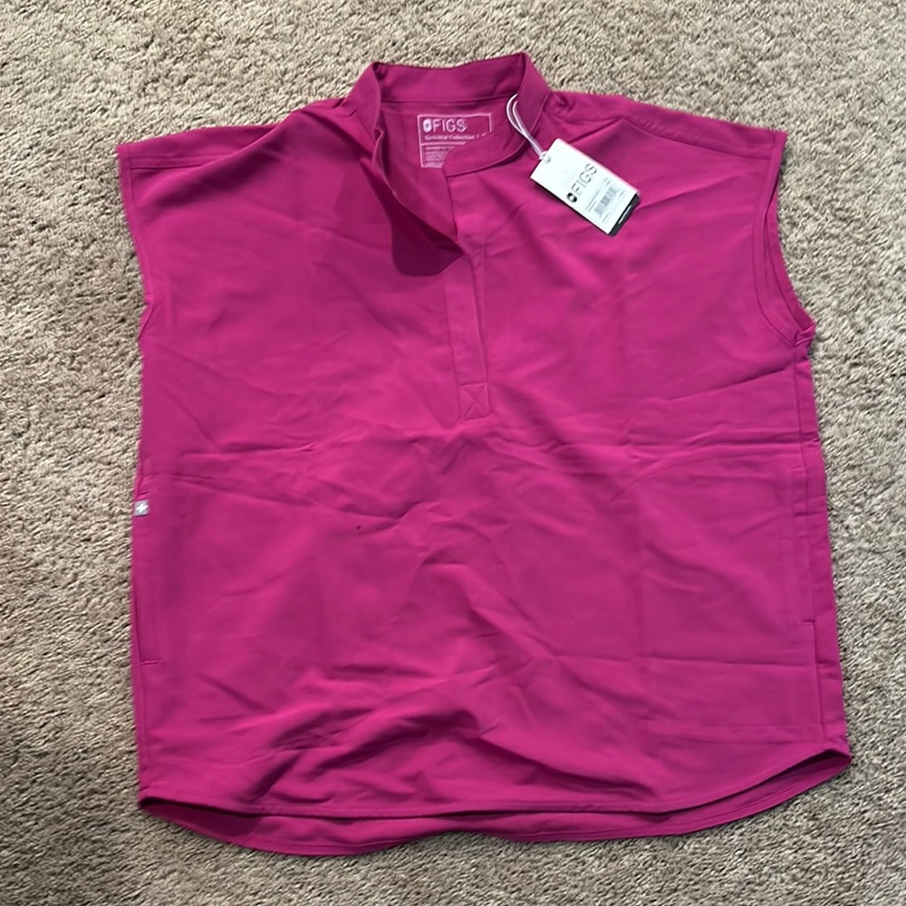 Figs raspberry sorbet size medium rafaela scrub top